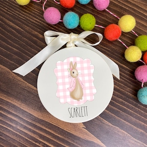 Personalized Easter Basket Tag - Boy Easter Name Tag - Girl Easter Name Tag - Custom Name Tag for Easter Basket