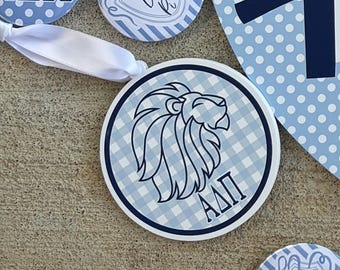 Alpha Delta Pi Ornament, ADPi Sorority Christmas Ornament, Alpha Delta Pi Gift, Sorority Ornament, Big Little Gift, Bid Day Keepsake