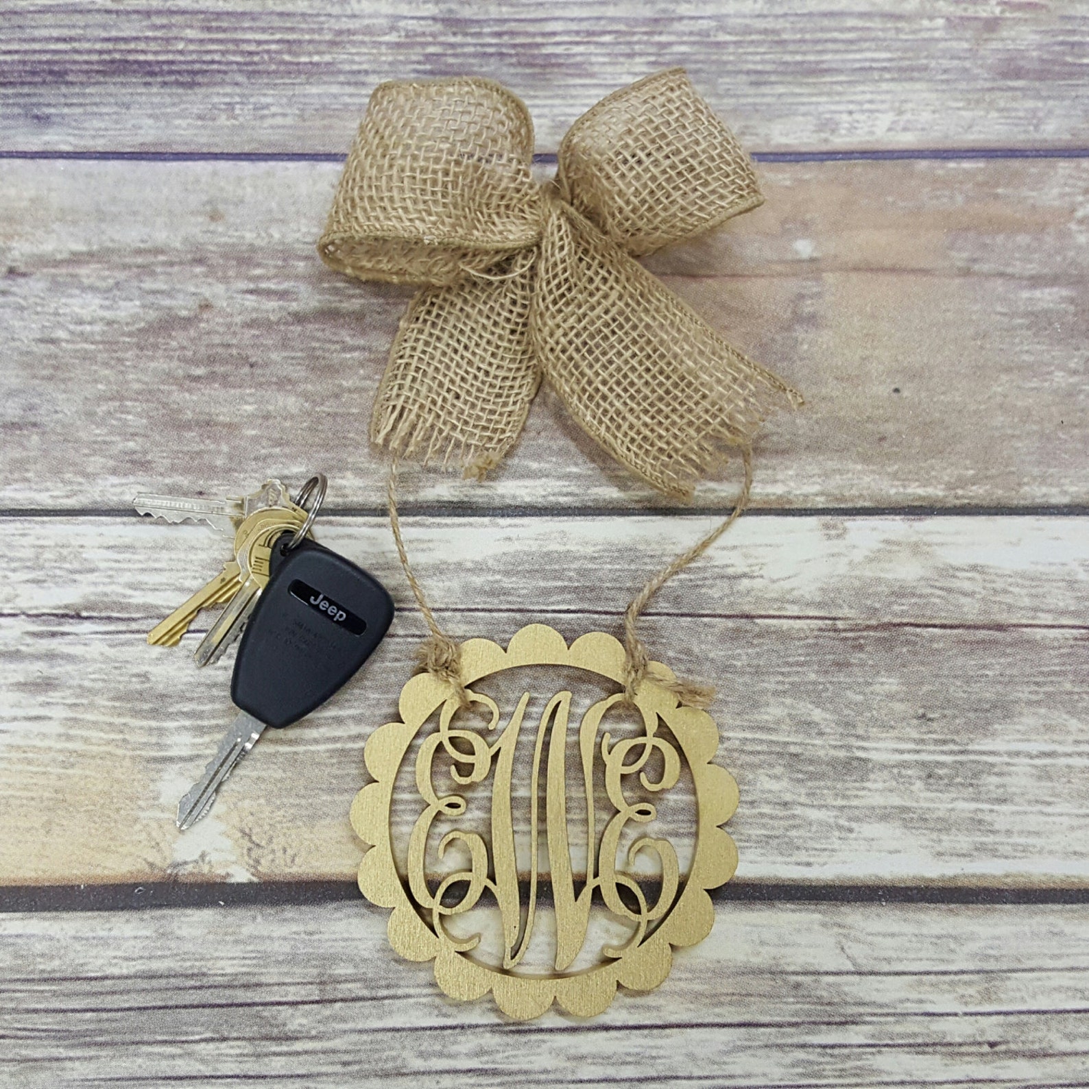 Car Charm Car Monogram Rear View Mirror Monogram Etsy