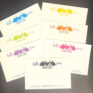 Camp Flat Notes / Stationary - Any Camp