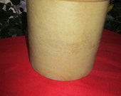 CLEARANCE 50 OFF antique crock tan salt glazed stonware crock early stoneware pottery crock