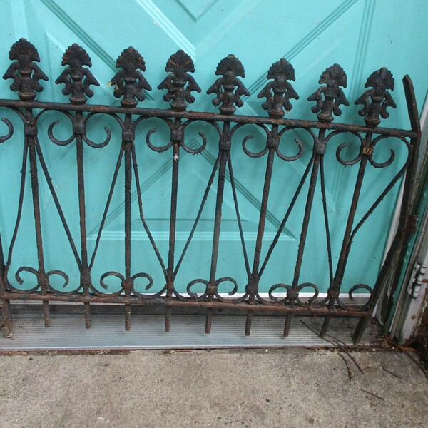 Iron Fence Panels Etsy