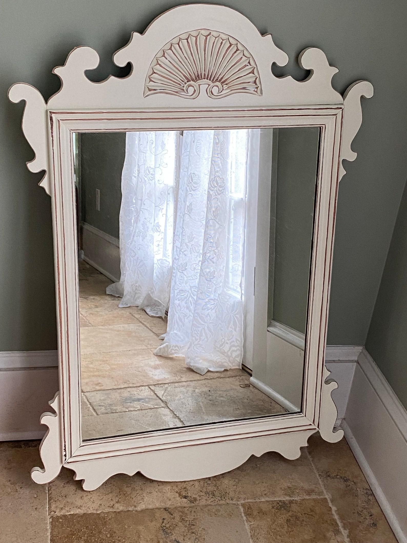 30 off Antique Ornate Mirror Antique Heavy Large Ornate Wood Etsy