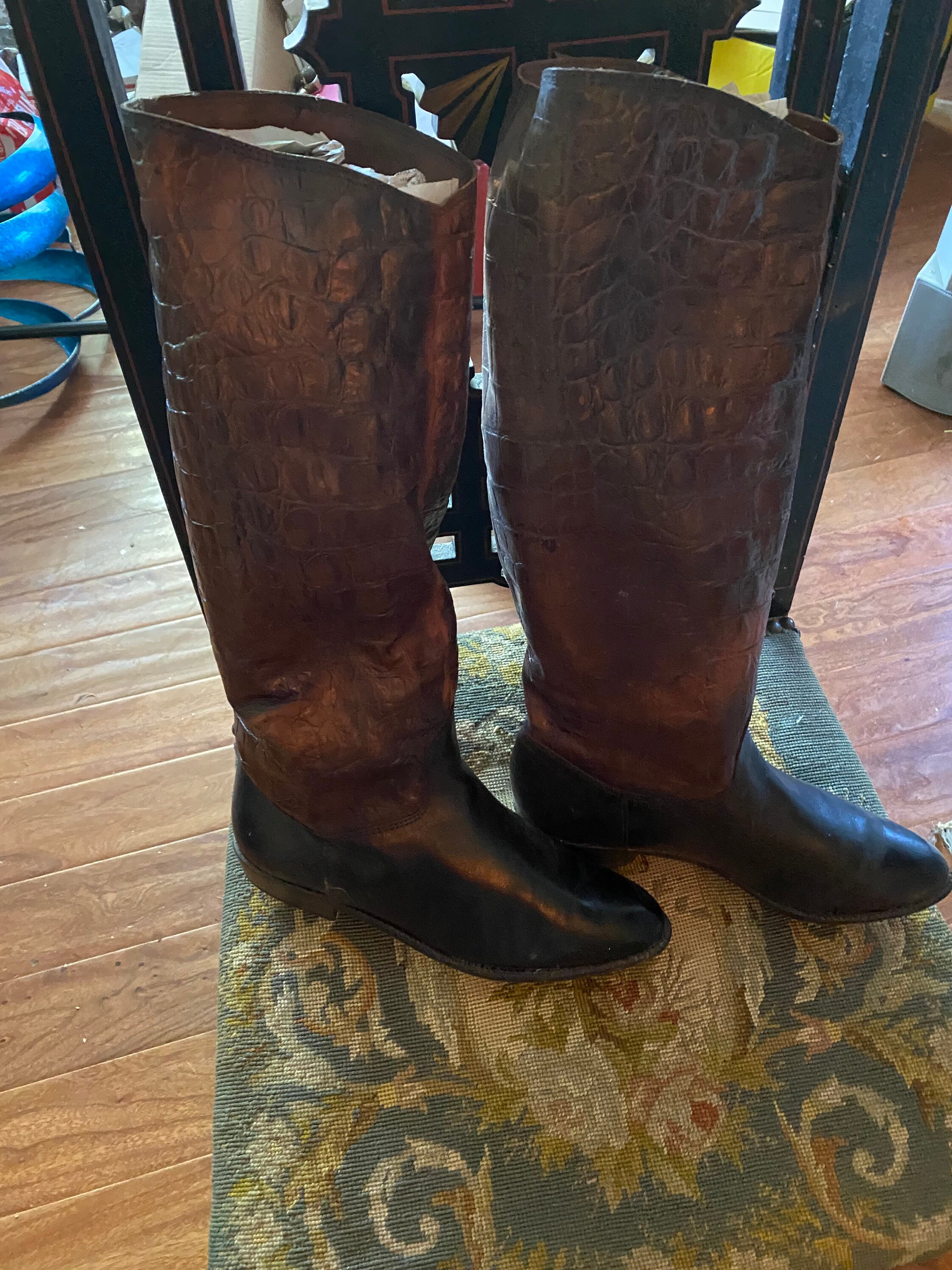 Antique Riding Boots - Etsy