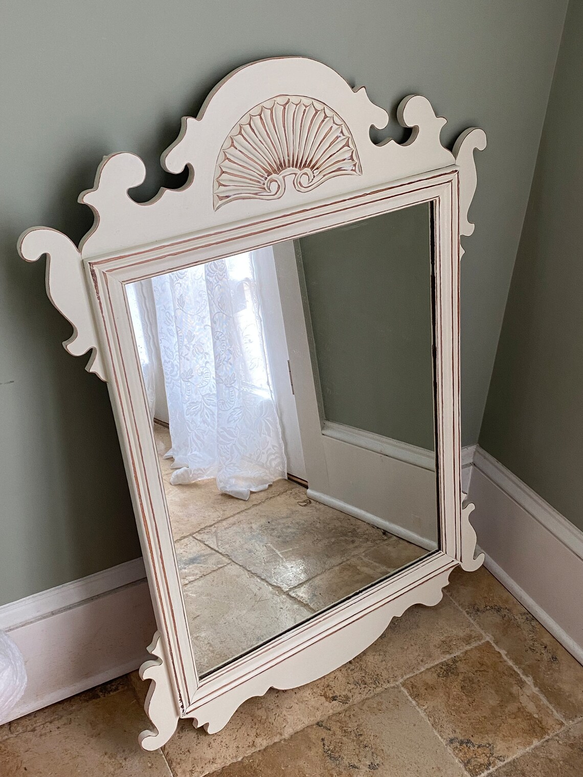 Clearance 50 off Antique Ornate Mirror Antique Heavy Large Ornate