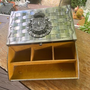 vintage jewelry box ornate trinkets box