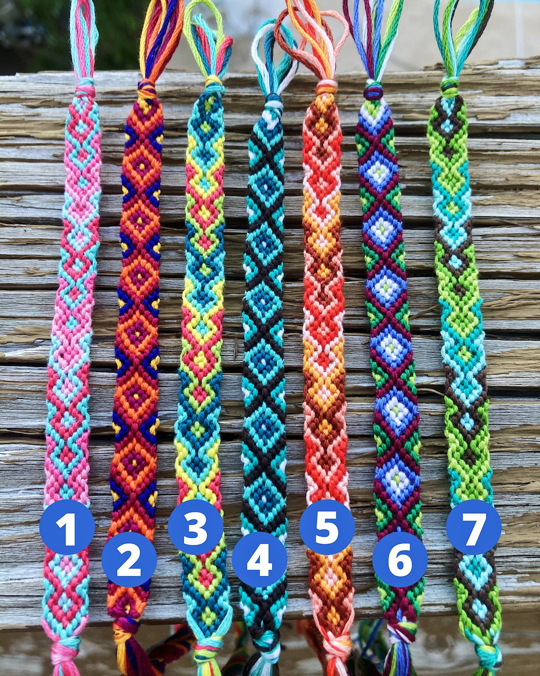 Woven Bracelet Patterns Colorful Friendship Bracelets Colorful