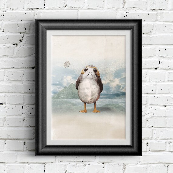 STAR WARS MAY THE PORG BE WITH YOU PRINT A3 PICTURE POSTER WALL ART