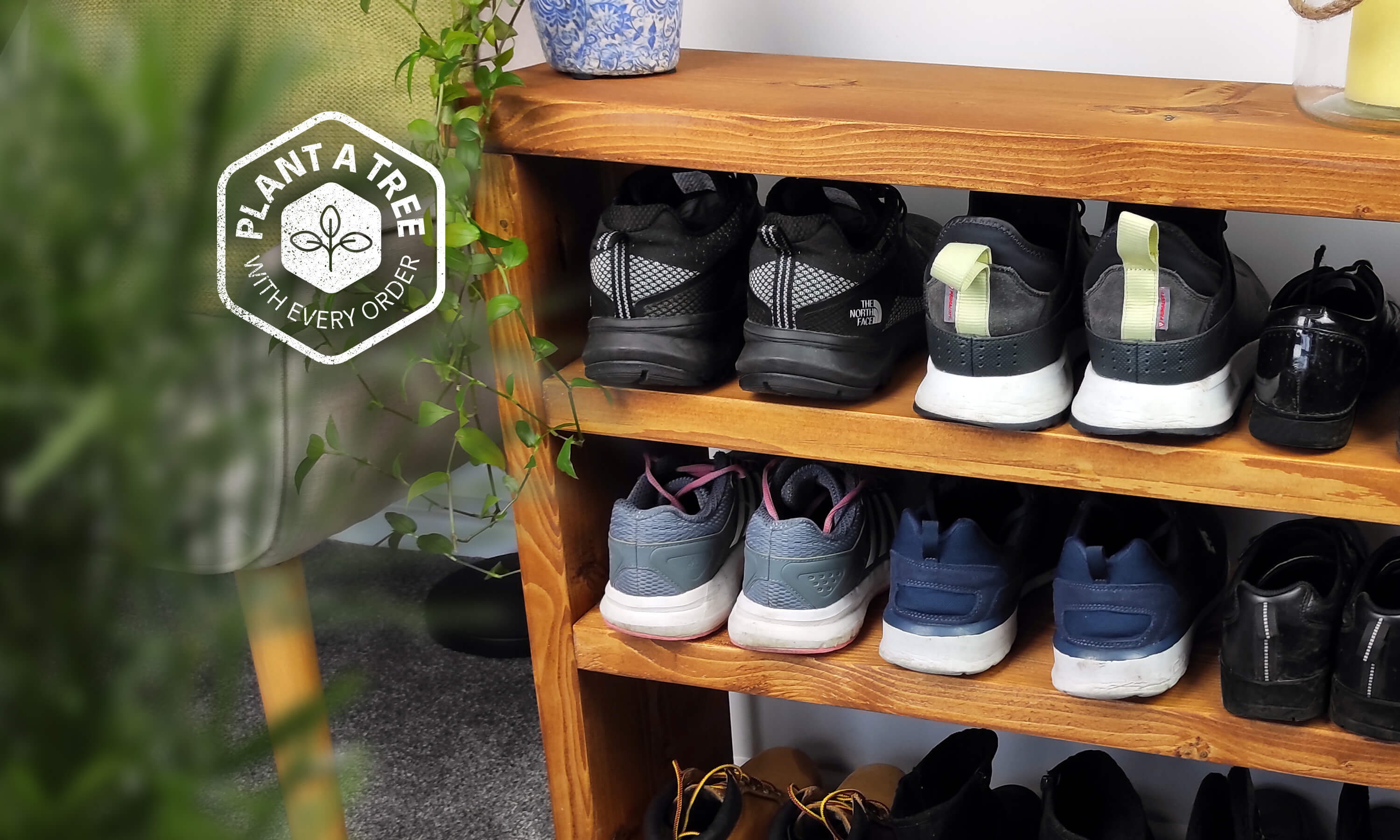 TCM018 Shoe and Boot Storage Shelves Shoe Rack Chunky Etsy UK