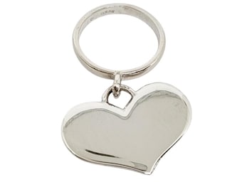 Dangle Charm ring with heart pendant, dangle ring, sterling silver rings for women with large heart charm, cocktail ring, unique rings