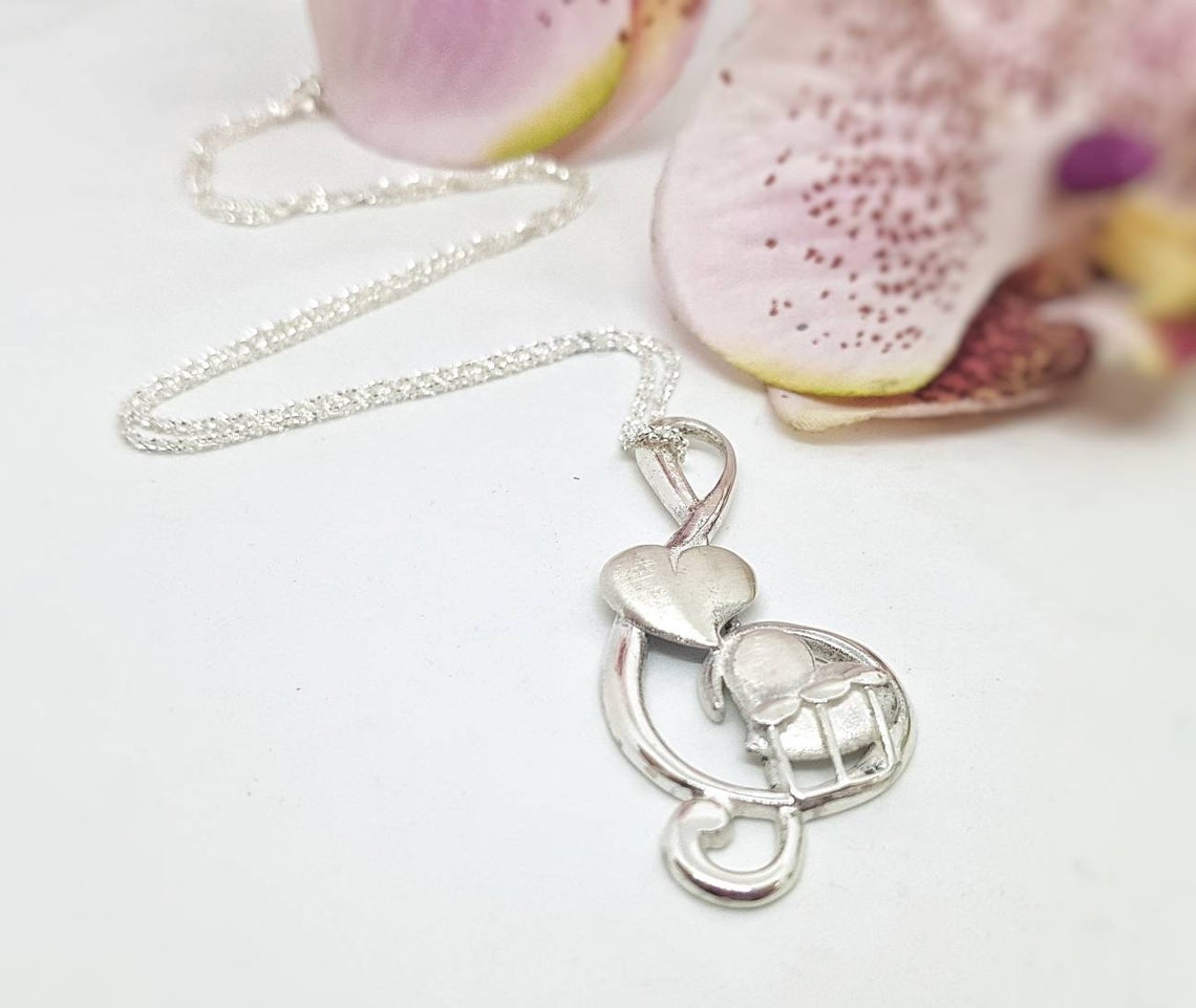 Sofia Milani - Collana da Donna in Argento 925 - Ciondolo a Musica Quarto di Nota - N0588
