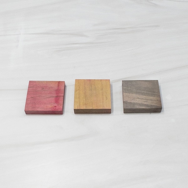 Stabilized and Dyed Maple Ring Blanks