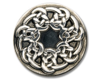 Concho / Screw Back Rivet Celtic Knotwork (T)