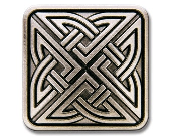 Concho / Screw Back Rivet Celtic Knotwork (4)