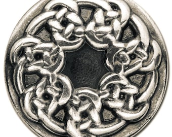 Concho / Decoratieve schroefklinknagel Keltische knoop (T)