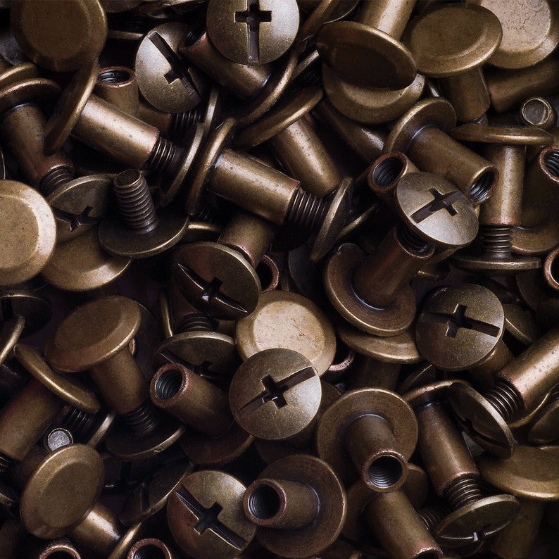 Chicago Screws 7MM Belt Screw Rivets Binding Screw Posts Etsy