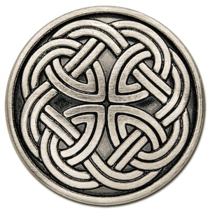 3 pcs. Concho / Screw Back Rivet Celtic Knot (1)