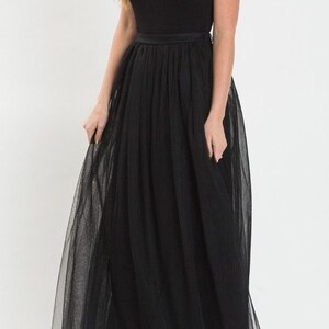 Black skirt net deals