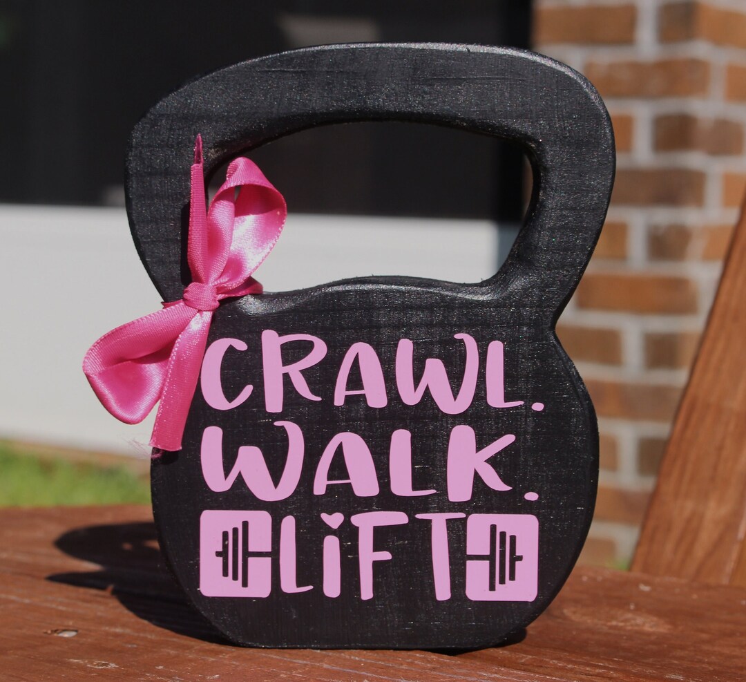 Decorative Wooden Kettlebell Shelf Sitter/baby Shower Gift/gym Etsy