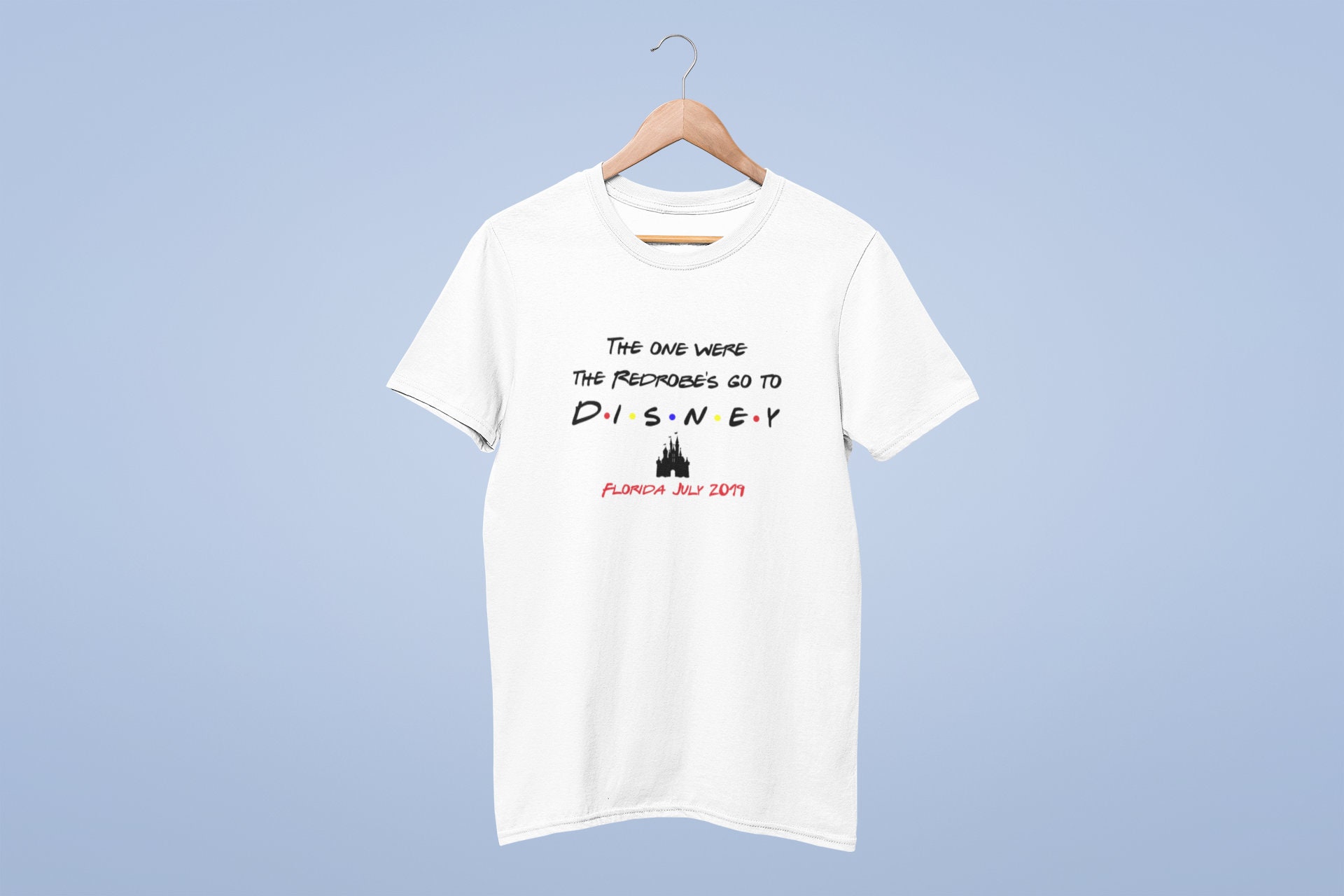 Personalised Disney Friends Family Holiday Etsy