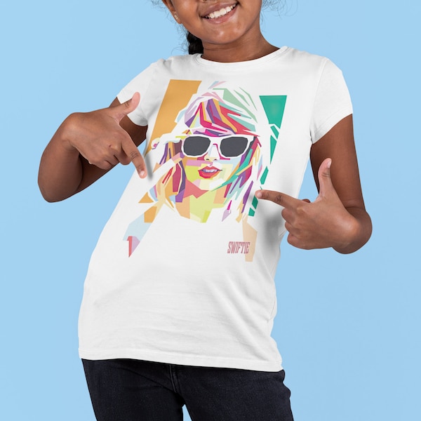 Taylor Swift T-Shirt, Children's, Teen t-shirt, adult, Swiftie, Little Swiftie t-shirt, Tour 2024, Concert t-shirt Merchandise Pop Art style