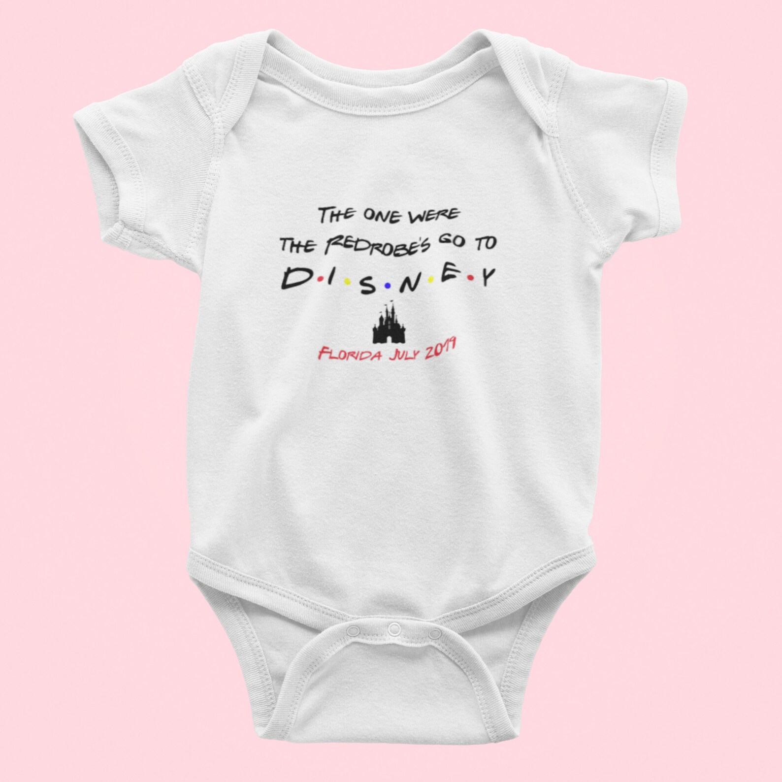 Personalised Disney Friends Family Holiday Etsy