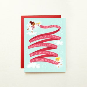 レトロエンジェルのクリスマスカード