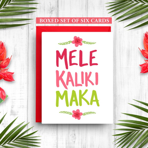 Boxed Hawaiian Christmas Cards 