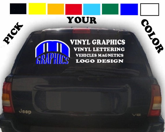 Nombre de texto personalizado personalizado Pegatina Vinilo Coche//van//Tienda de ventana calcomanía Letras