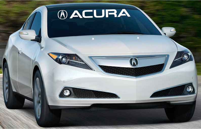 Acura Windshield car Decal Vinyl Sticker Race honda Window Etsy