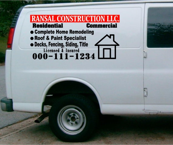 Van truck vehicle custom vinyl 