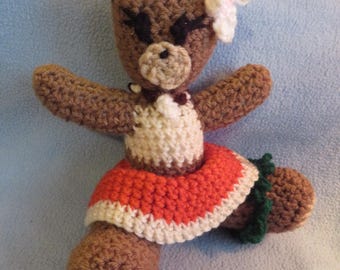 Crochet Teddy Bear Inspired by Moana