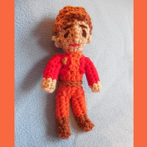 Crochet Plush Doll Inspired by Star Trek Deep Space 9 Major Kira Nerys