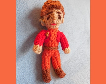 Crochet Plush Doll Inspired by Star Trek Deep Space 9 Major Kira Nerys