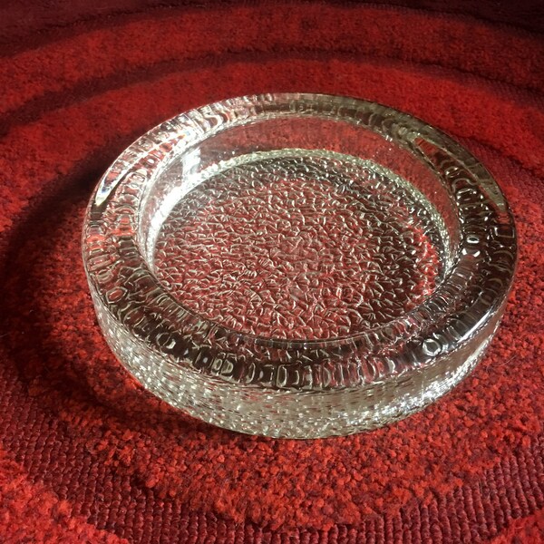 Glass Ashtray Etsy