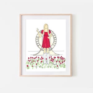 Texas Tech Graduation Gift for Her Custom Graduation Art Texas Tech University Future Student Gift Graduate Gift Personalized Dorm Art image 7