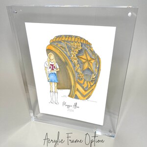 Custom Texas A&M Graduation Gift Aggie Ring Custom Graduation Art Grad ...