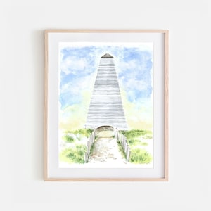 Coleman Pavilion Seaside Florida Art Print 30A Art Seaside Florida Painting Watercolor Print Beach Keepsake Beach Vacation Artwork