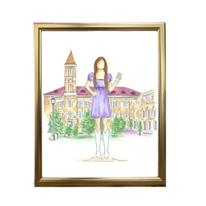 TCU Personalized Grad Gift Graduation Gift for Her Custom Graduation