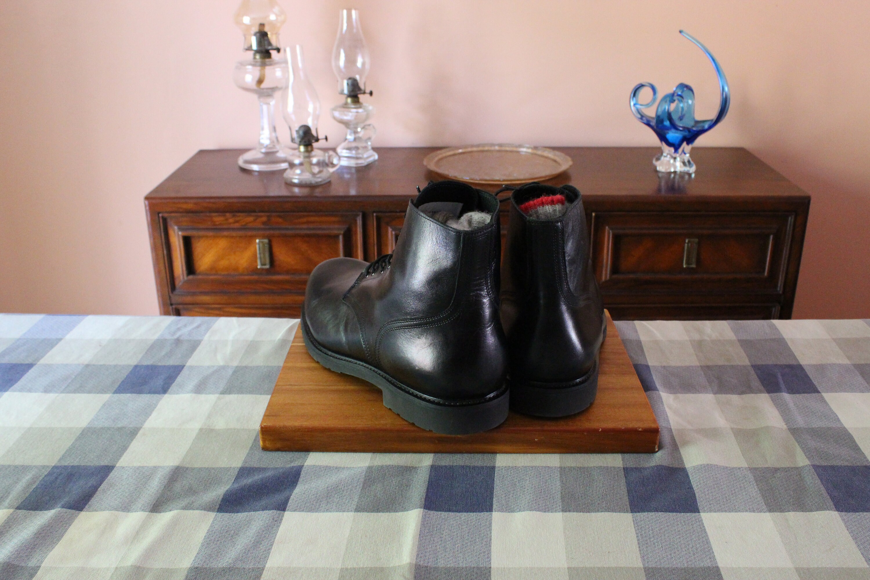 Drill Boots Size 8.5 260 110 Military Parade Boots Marching Boots Army Boots Cadet Boots Leather Boots BOULET Made in Canada by BOULET Etsy Canada