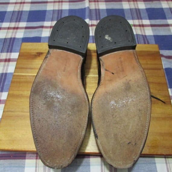 Mens Vintage Gold Bond by Hartt Black Wing Tipped Brogue  display picture 2
