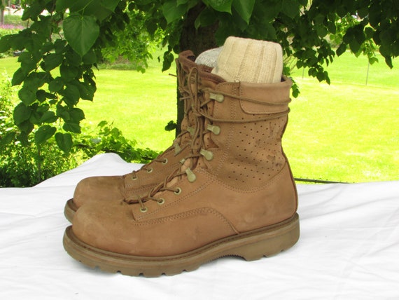 suede military boots