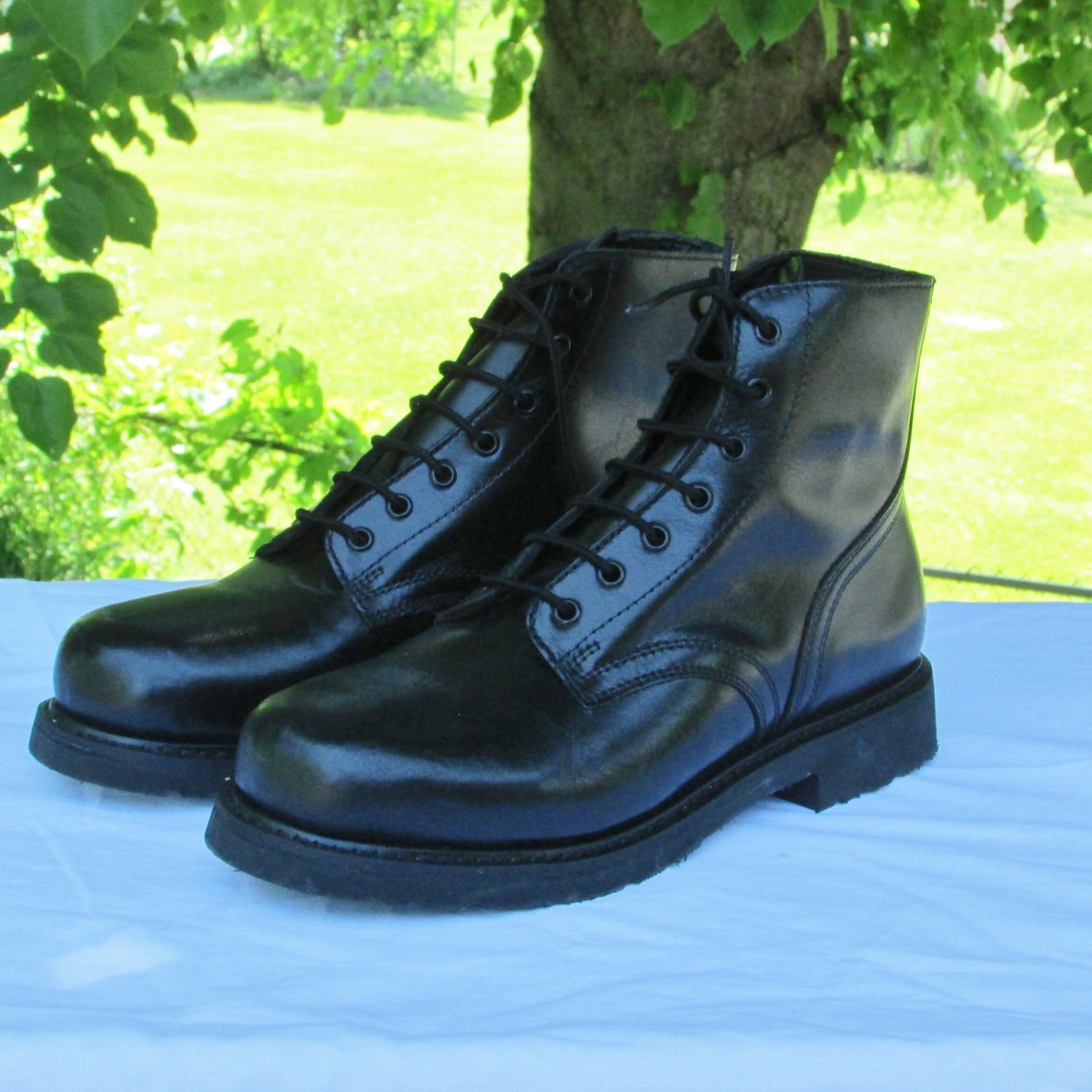 Drill Boots Size 6 Combat Boots Military Parade Boots Marching Etsy