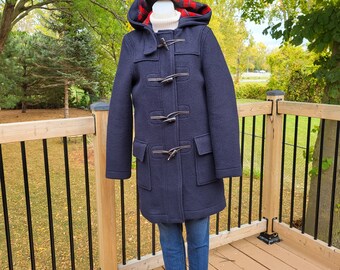 Vintage Brooks Brothers Duffle Coat Toggle Closure Hooded