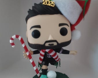 Custom Lionel Messi Funko Pop Christmas Ornament - Inter Miami FC 2025