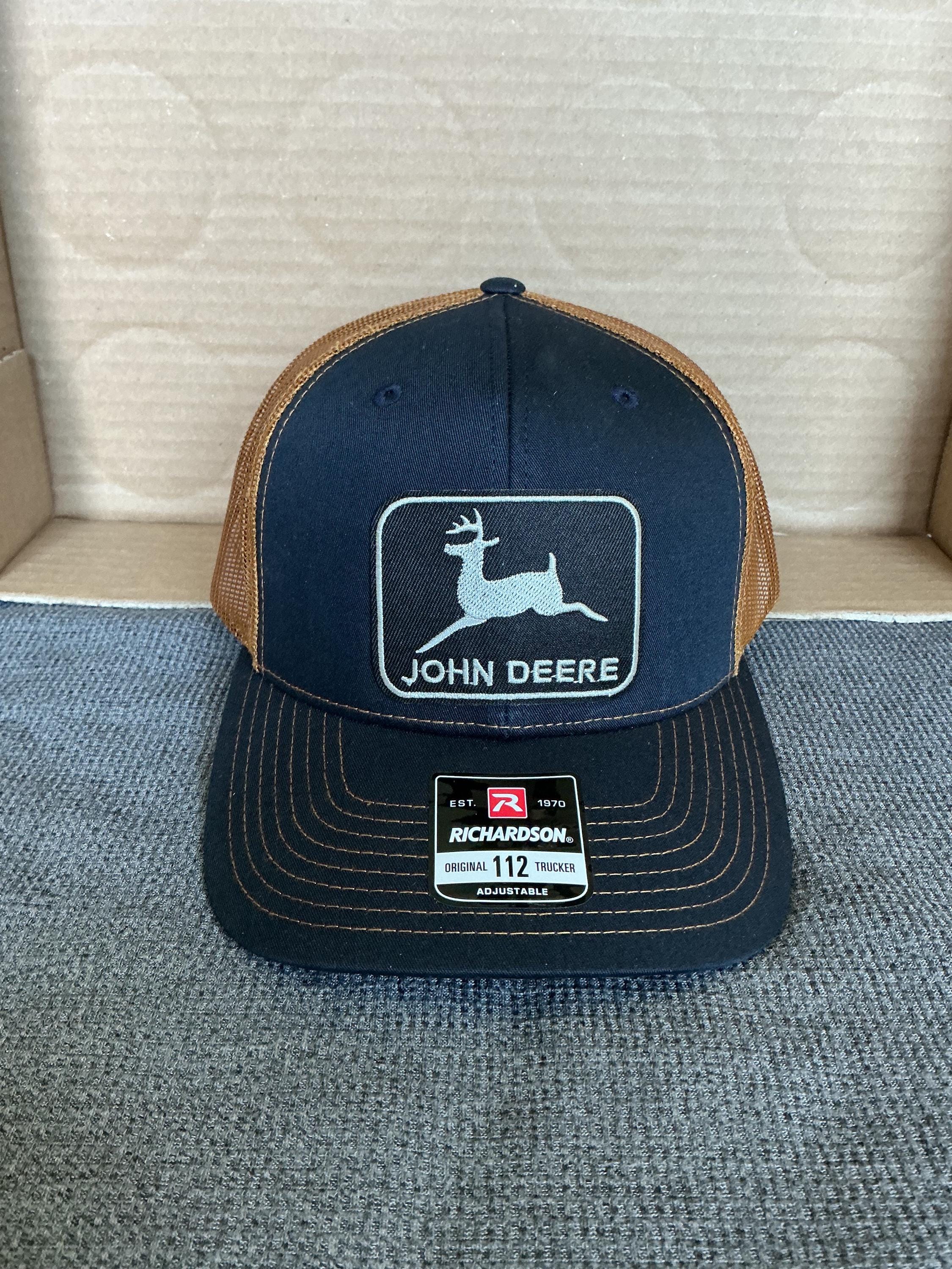New Idea Farm Equipment Hat Richardson 112 Trucker Snapback Tractor Patch Cap American Farmer Tractor Leather Patch Cap Hat Richardson 112  main image 4