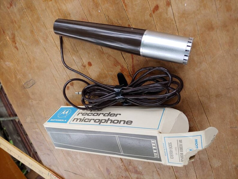 Vintage Motorola Microphone Ham Radio Desk Top Retro Mid Etsy
