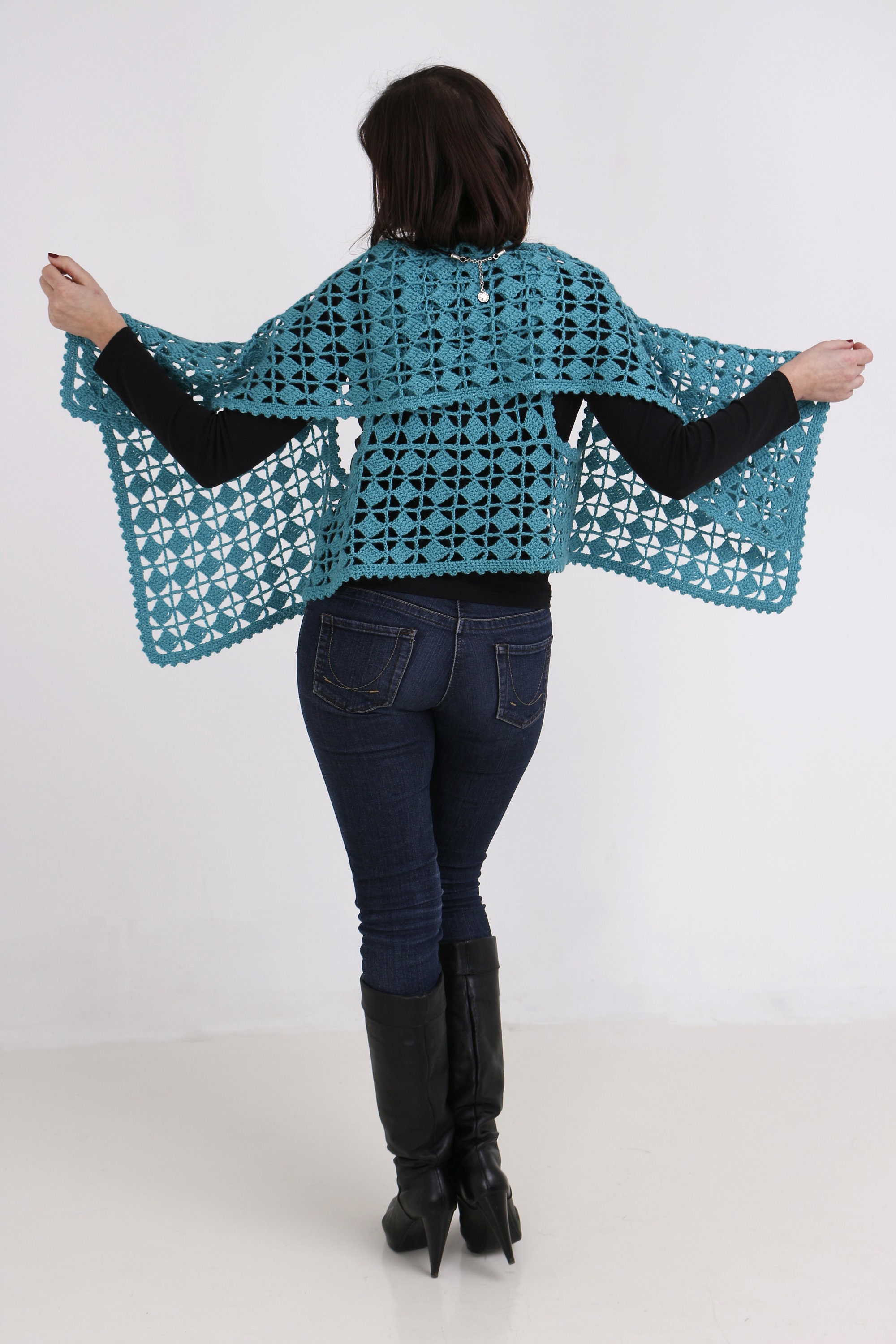 Crochet Vest Rectangle PATTERN Crochet Bolero PDF HQ - Etsy