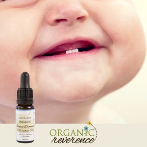 Happy Droolers ORGANIC TEETHING Gel for Babies 3 months Natural Teething Gel and Pain Relief Organic Teething Gel for Infants image 4