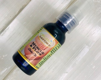MUSCLE & FLOW | Aromatherapy Oil For Pregnancy Related Aches ~ Pains ~ Fluid Retention ~ Swelling ~ Healthy Vein Circulation